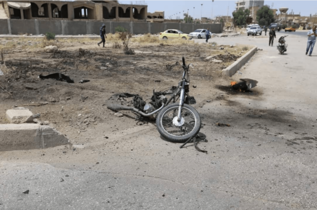 انفجار دراجة ناریة مفخخة في الحسكة واصابة إثنین من قوات الاسایش