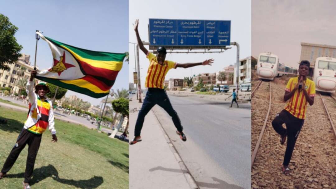 مشجع  من زيمبابوي يحضر إلى مصر سيراً على الأقدام .. لحضور النهائي