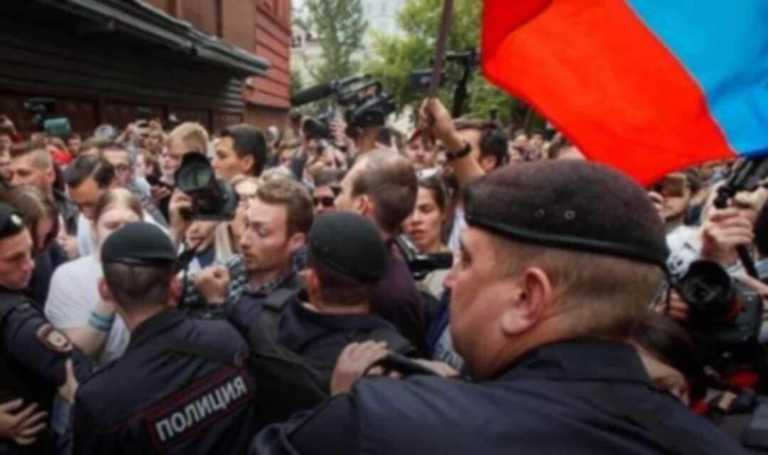 آلاف المتظاهرين في موسكو للمطالبة بانتخابات حرة