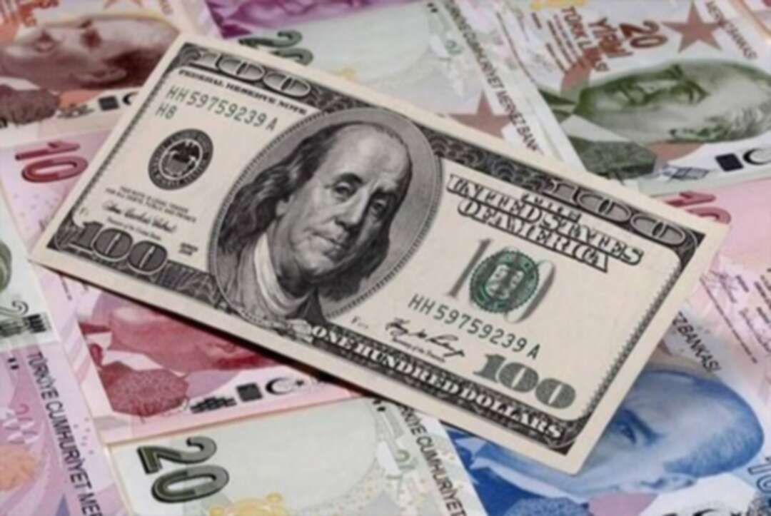 الليرة التركية تتراجع 2% أمام الدولار منذ بداية الأسبوع