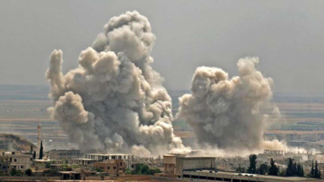 Air raids, artillery attacks hit city in Syria’s Idlib
