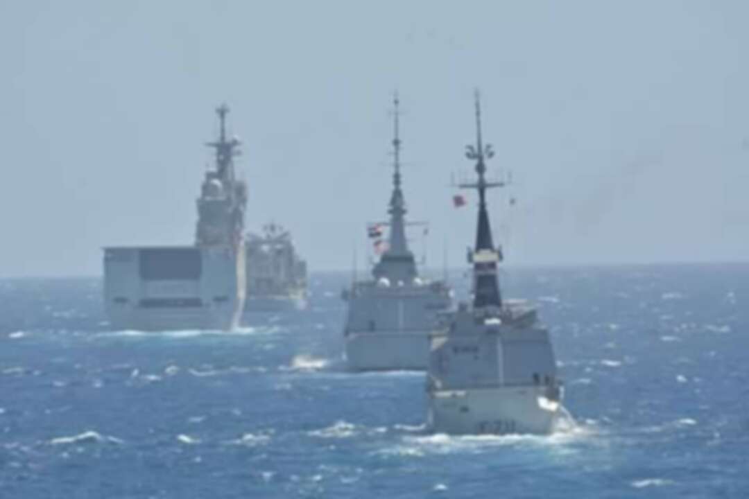 تدريبات مشتركة بين البحرية المصرية والفرنسية في المتوسط