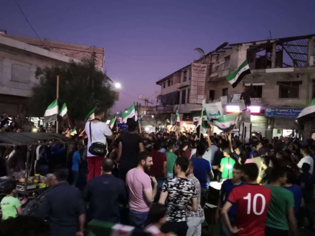 مظاهرات في سراقب ضد النصرة والجولاني