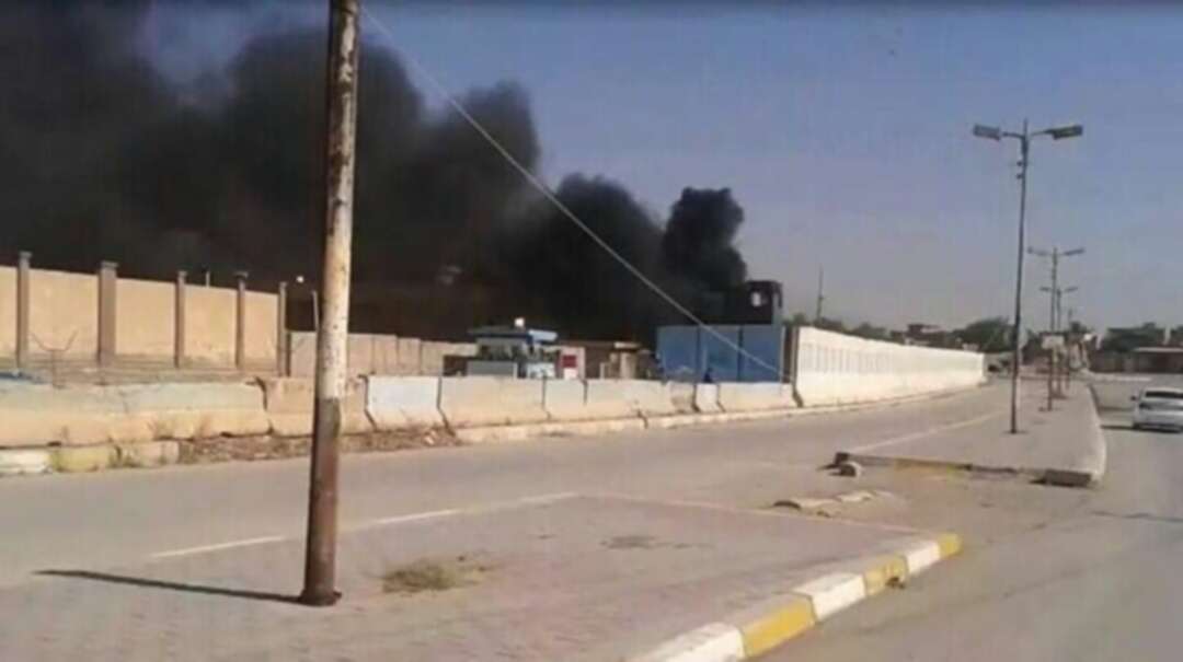 انفجار كبير في مستودع للأسلحة تابع للحشد الشعبي في العراق