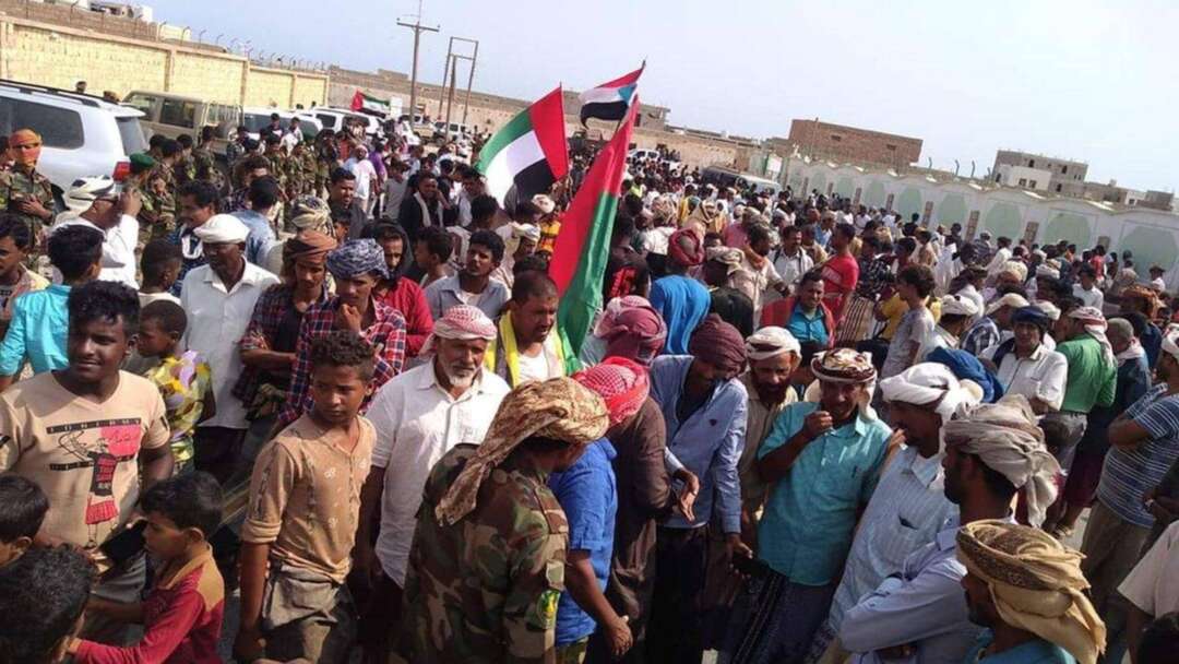 مظاهرات في جنوب اليمن لشكر السعودية والإمارات