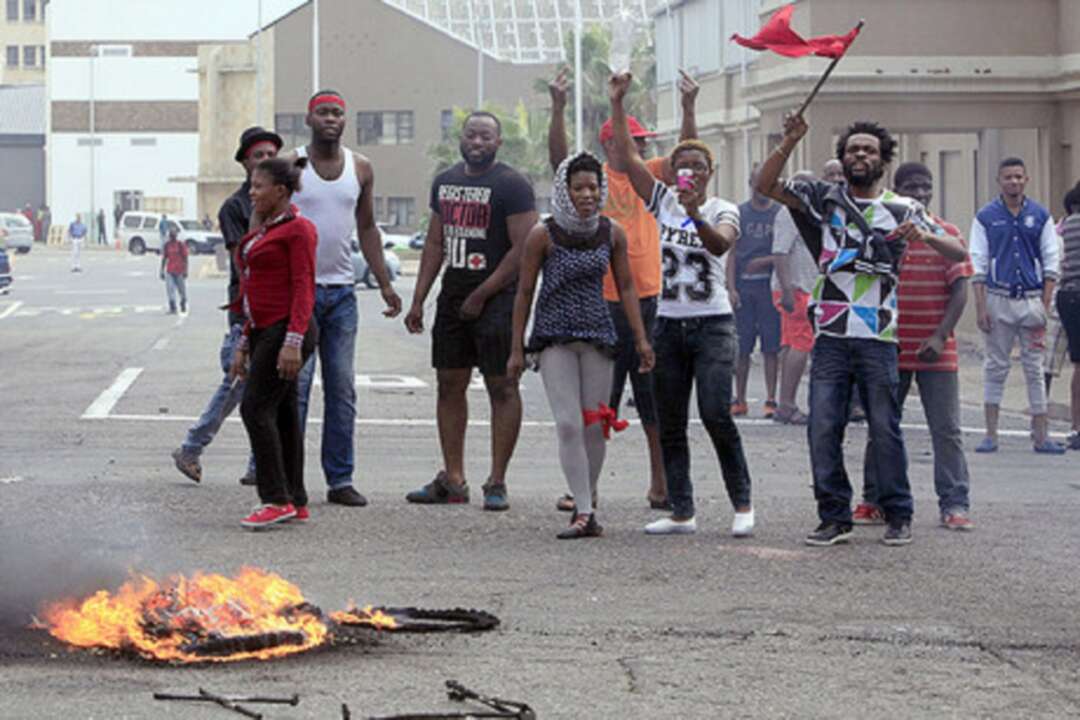 تجدد التظاهرات وأعمال العنف في جنوب أفريقيا