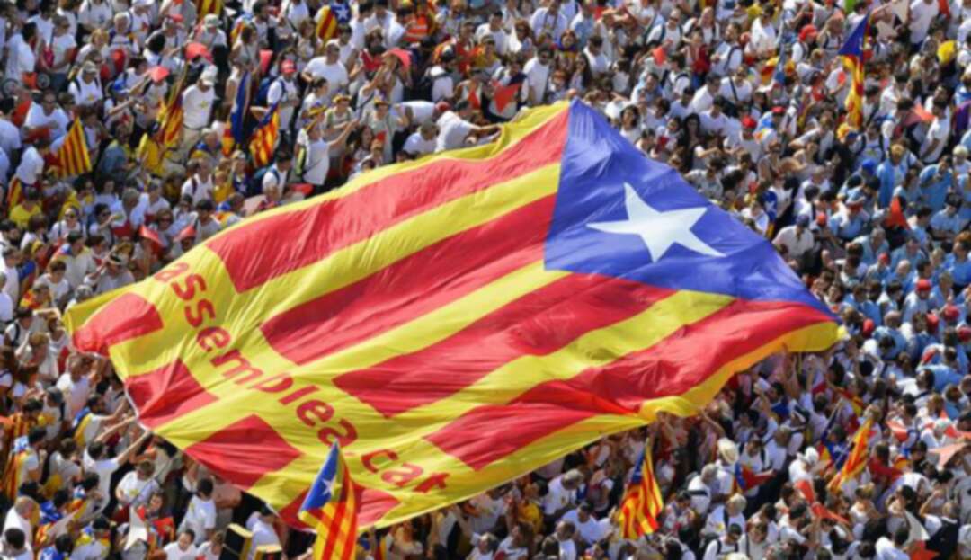 مسيرة كبيرة في كتالونيا للمطالبة بالاستقلال عن إسبانيا