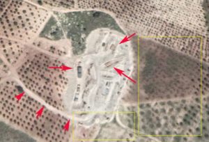 منظمة حقوقية تنشر صوراً لجرف تركيا للمقابر والمزارات في عفرين