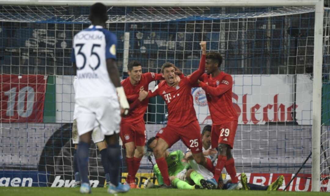 بايرن ميونيخ يتأهل إلى دوري الــ 16 بصعوبة في كأس ألمانيا