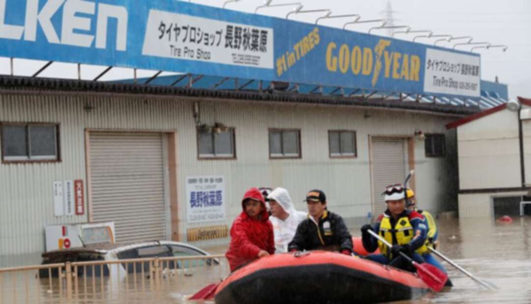 70 قتيلاً بسبب إعصار اليابان  وسط تضاؤل آمال العثور على ناجين