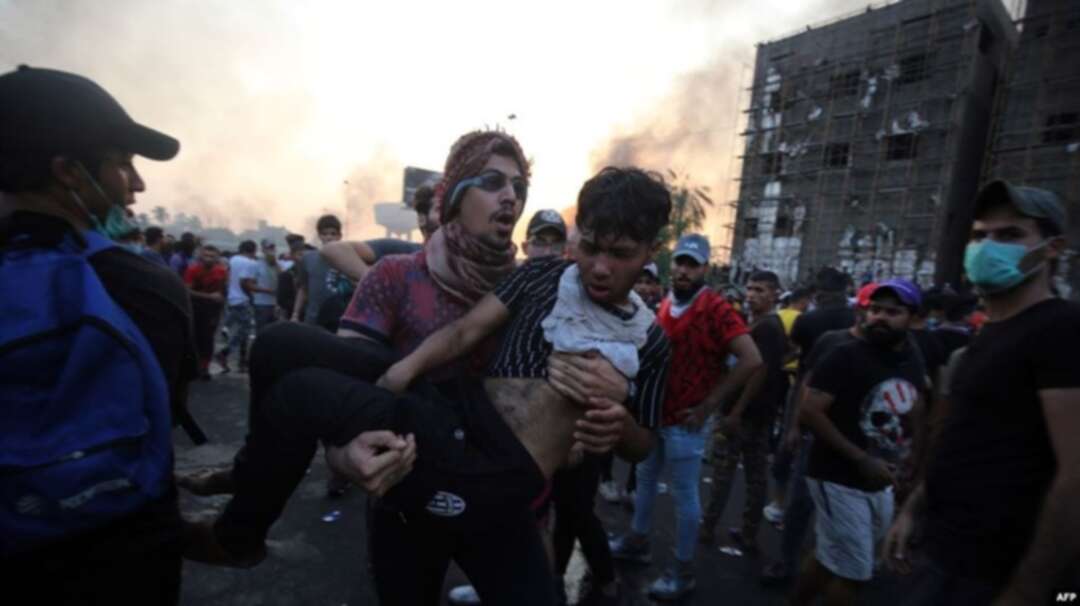 الحشد الشعبي يهدد باستخدام العنف ضد المتظاهرين في العراق