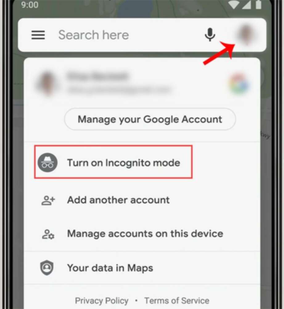 Incognito ميزة جديدة في الإصدار القادم من Google Maps