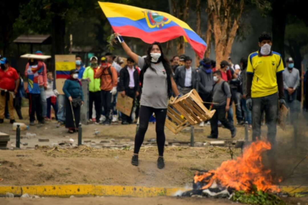 Ecuador protest talks set for Sunday as capital locks down