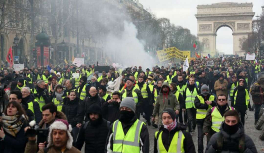 حوادث واعتقالات في مدن فرنسية على هامش تظاهرات لـ