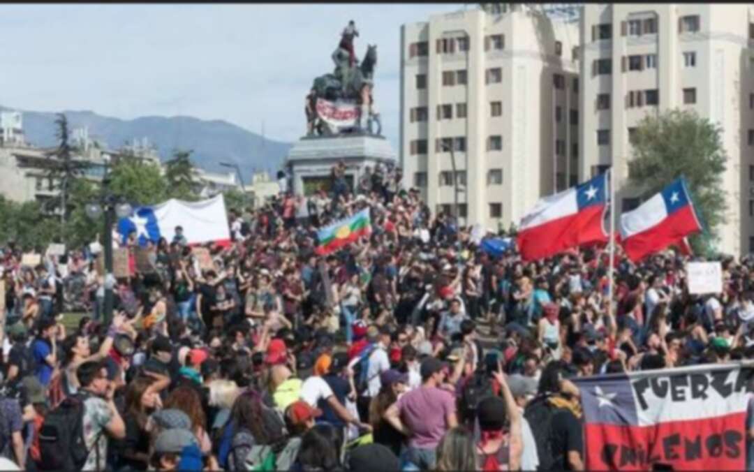 تجدد المظاهرات في تشيلي