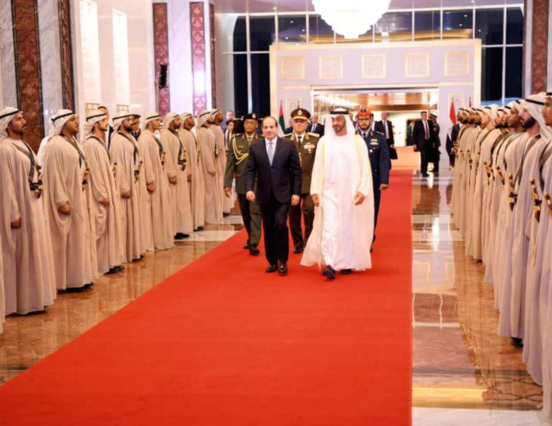الرئيس السيسي في زيارة رسمية للإمارات