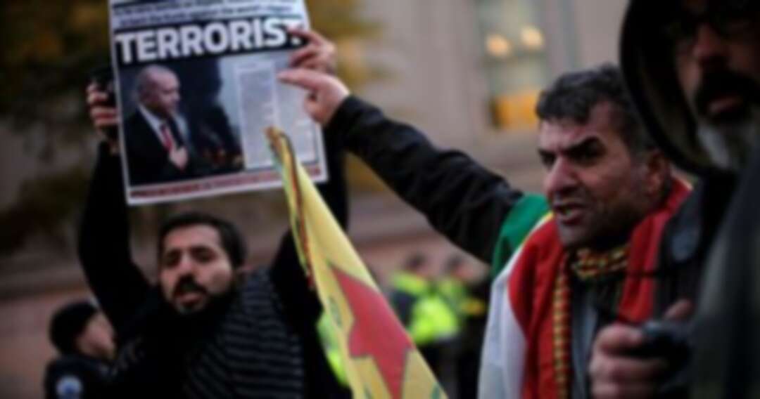 محتجون على زيارته: أردوغان راعي الإرهاب غير مُرحب به في الولايات المتحدة