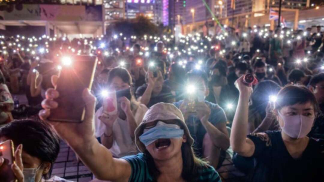 Hong Kong protests cross half-year mark with rally