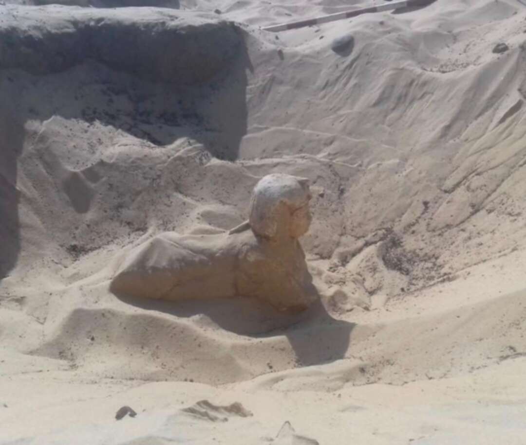 مصر: العثور على تمثال ملكي على هيئة أبو الهول
