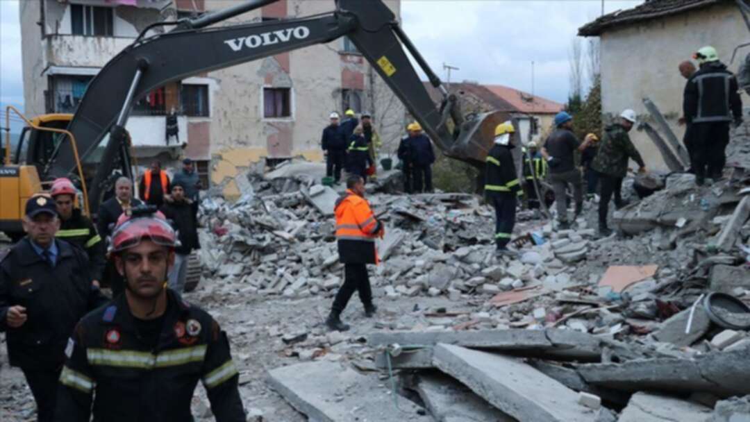 توقف عمليات البحث عن ناجين من زلزال ألبانيا