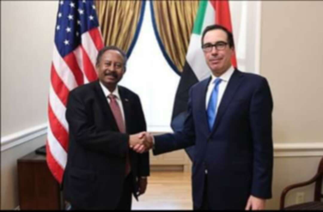 حمدوك يلتقي بوزير الخزانة الأمريكية لرفع السودان من قائمة الإرهاب