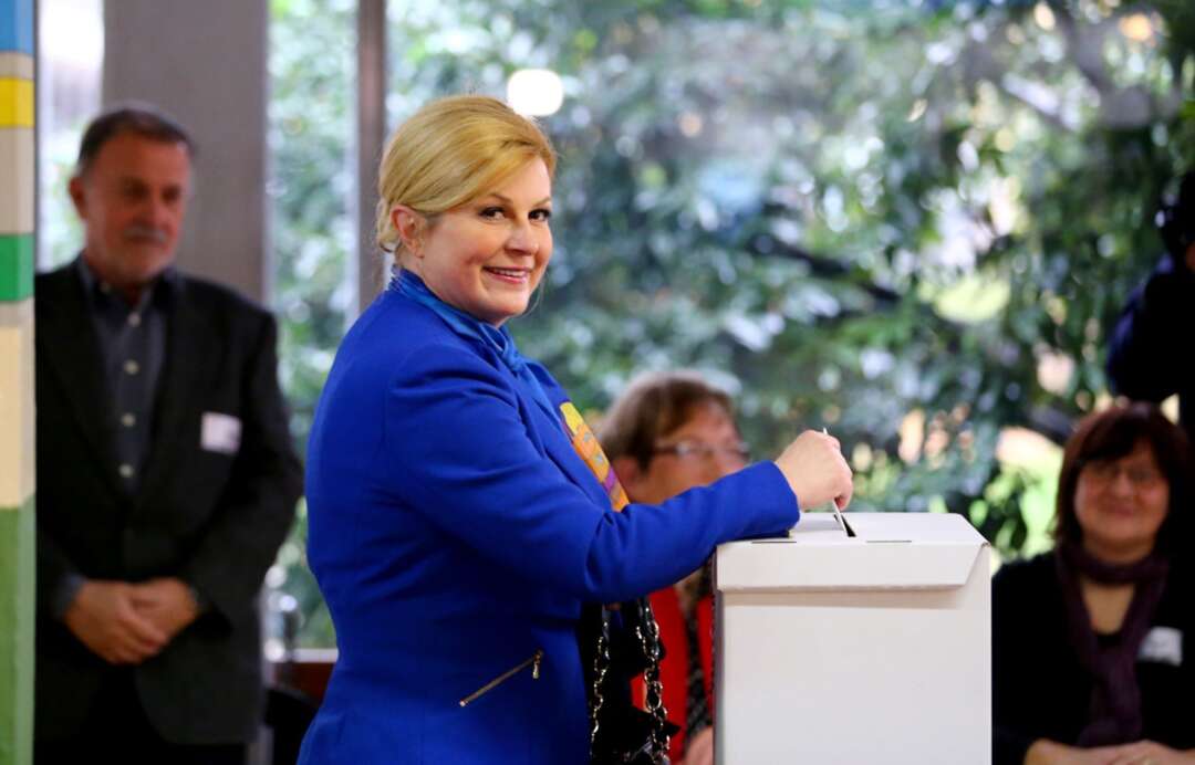 الرئيسة الكرواتية ومرشح اليسار يتنافسان بالإنتخابات الرئاسية
