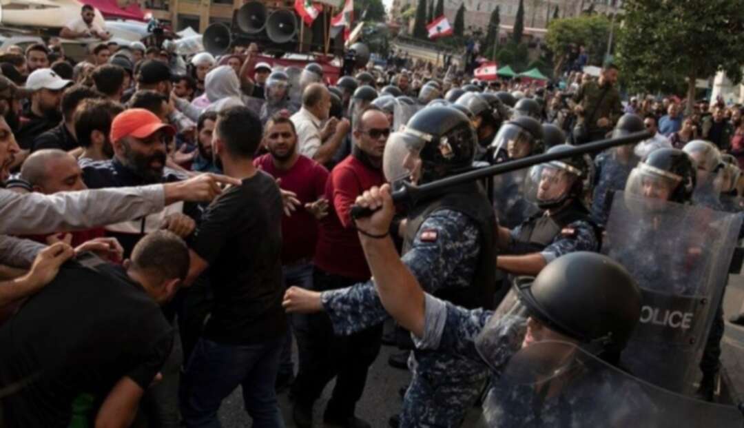 الجيش اللبناني يشتبك مع أنصار الحريري المحتجين على تعيين حسان دياب