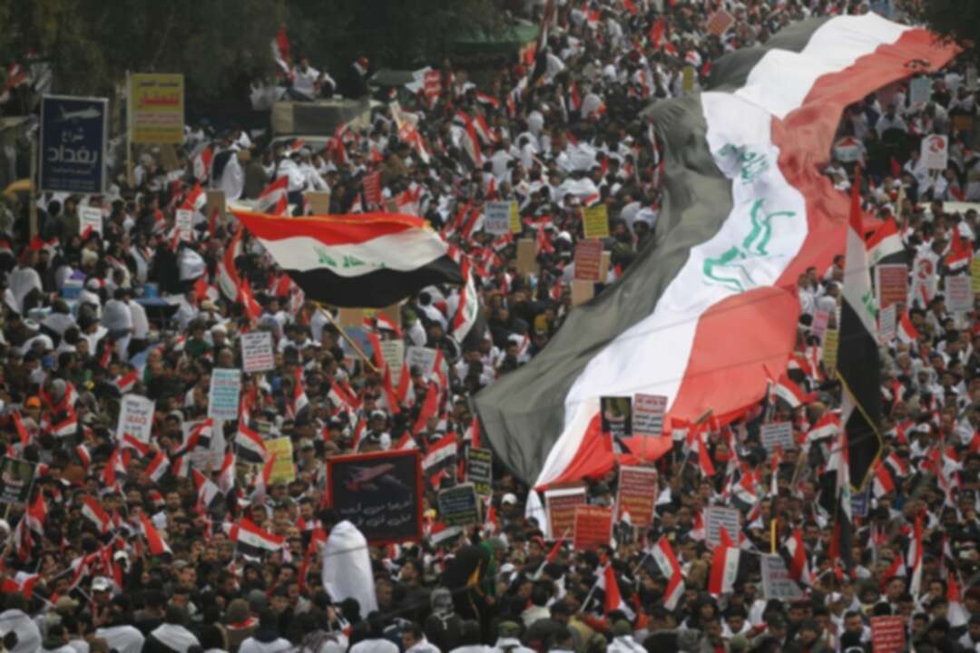 Thousands protest in Iraq to demand ouster of US troops