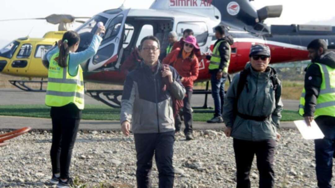 Search continues for seven missing after avalanche hit hiking trail in Nepal