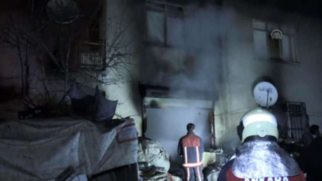 حريق يلتهم منزل لاجئ سوري في أنقرة