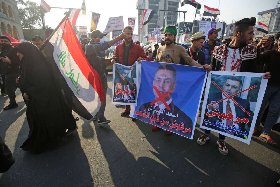 معتصمو بغداد يمهلون رئيس الجمهورية ثلاثة أيام.. وإلا الثورة آتية
