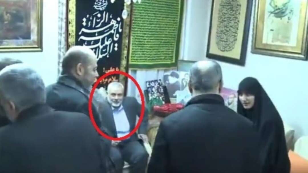 إسماعيل هنية يظهر في فيديو عزاء سليماني في طهران