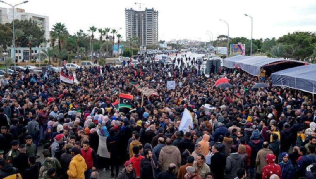 الليبييون يتظاهرون ضد التدخل التركي في شؤون البلاد