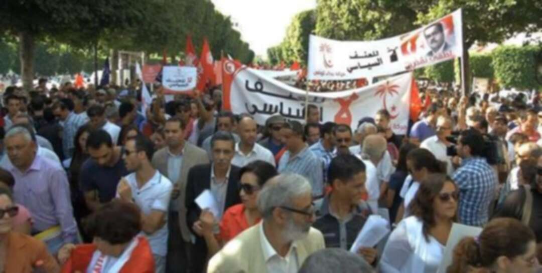 مظاهرات تونسية ضد العنف السياسي.. وتوترات مع النهضة