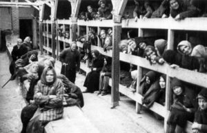 Auschwitz prisoners after liberation by Soviet troops