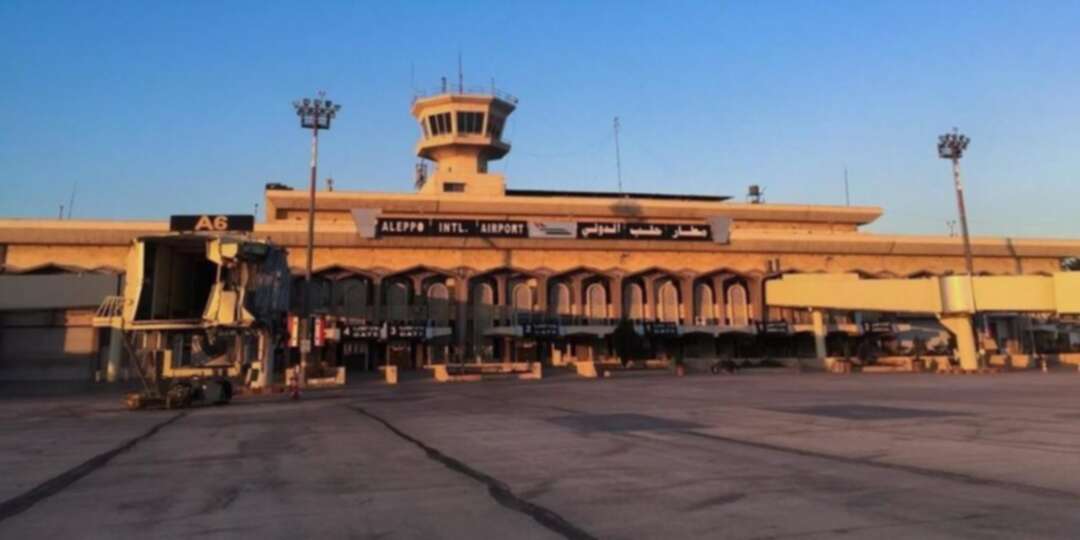 أول رحلة جوية تصل مطار حلب الدولي بعد توقف دام  ثماني سنوات