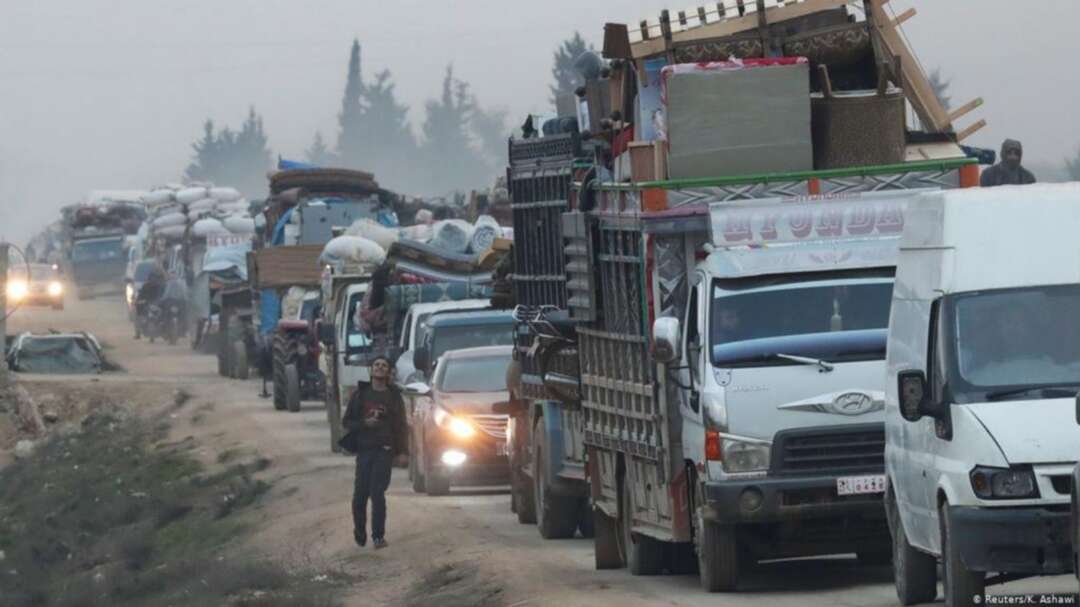 نزوح 134 ألف مدنياً خلال 3 أيام فقط في إدلب وحلب