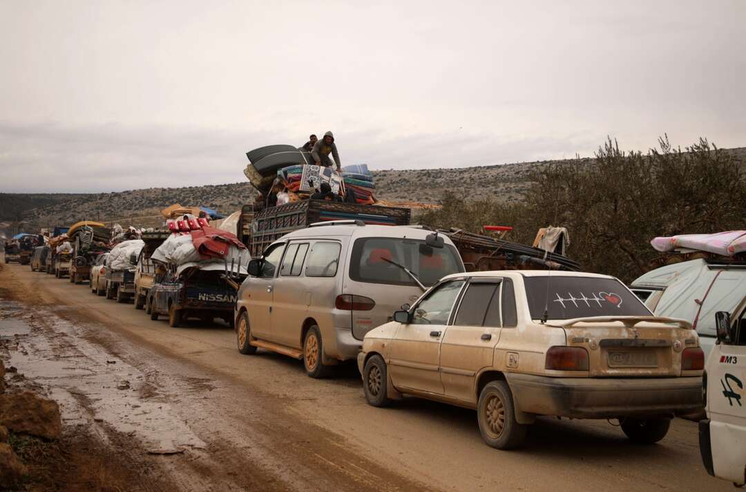آلاف العوائل السورية  النازحة في العراء بدون مأوى