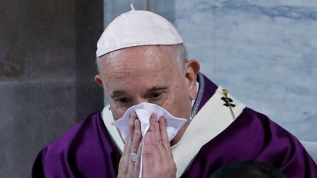 نزلة برد تدفع بابا الفاتيكان لإلغاء جميع اللقاءات الجماهيرية