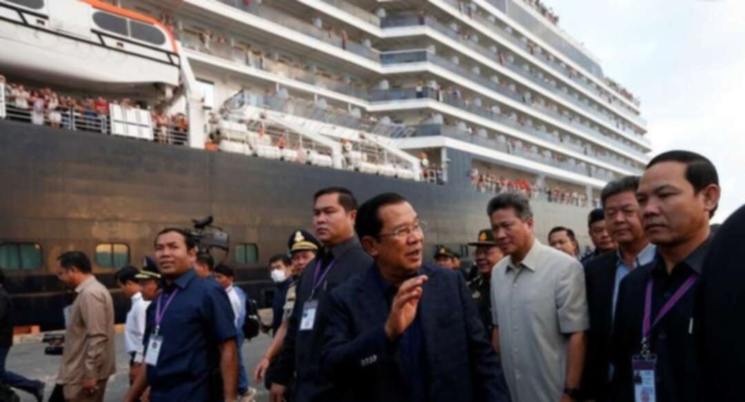 Cambodia PM defends ship docking despite coronavirus diagnosis