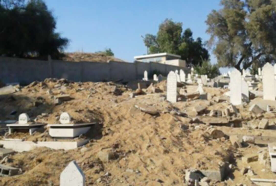 Syrian regime forces destroy, dig up graves near Idlib
