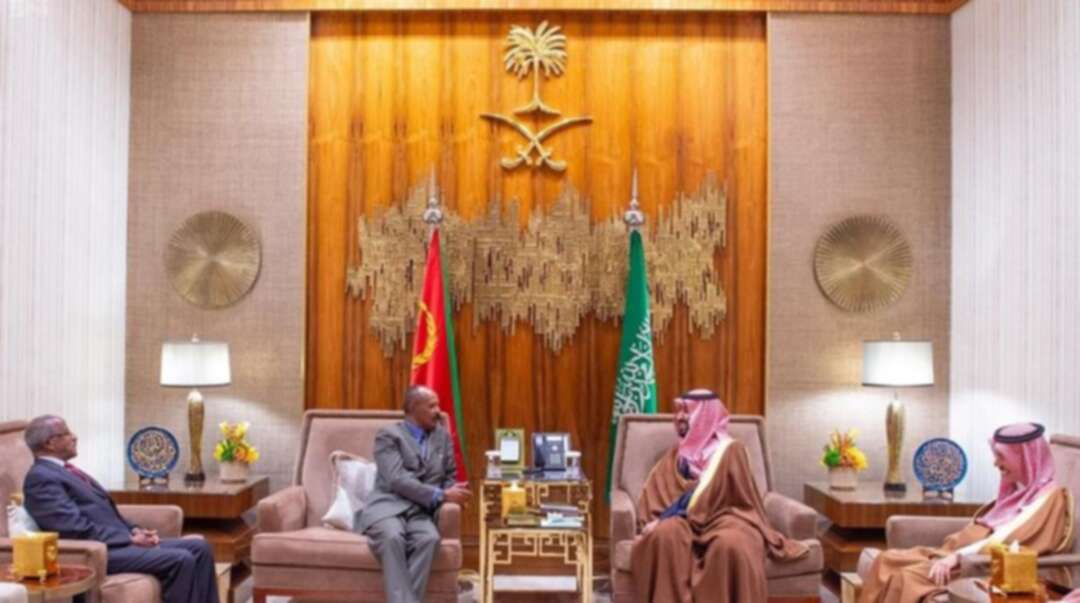 Saudi Crown Prince Mohammed Bin Salman Receives President of Eritrea