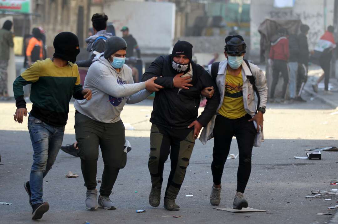 العراق.. قتيلان وجرحى بين المتظاهرين برصاص الأمن