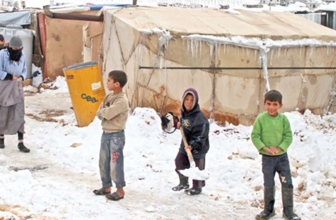 مناشدات لإغاثة اللاجئين السوريين في عرسال