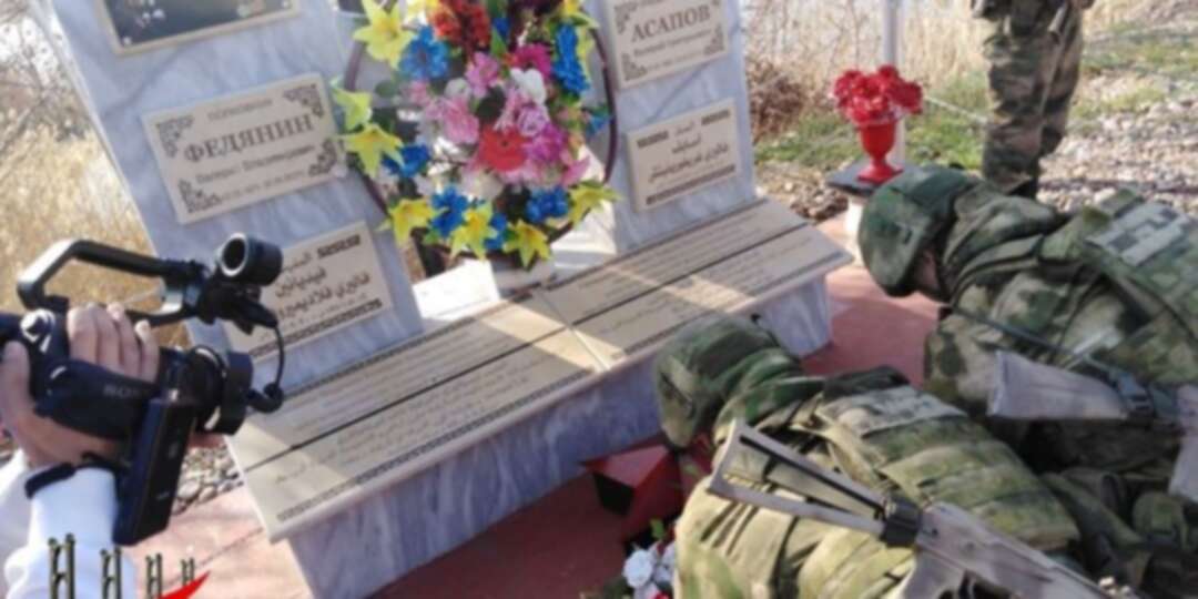 صور: تدشين نصب تذكاري لقتلى روس في دير الزور السورية