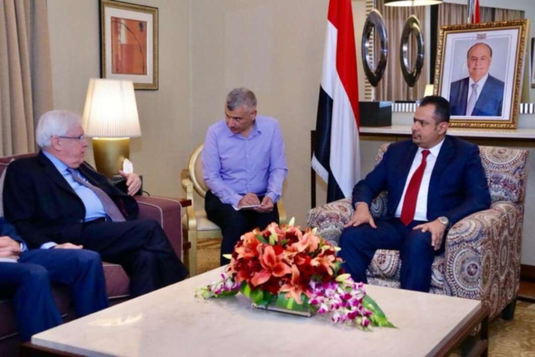 عبد الملك وغريفث بحثا التحركات الأممية للوصول إلى حل سياسي في اليمن