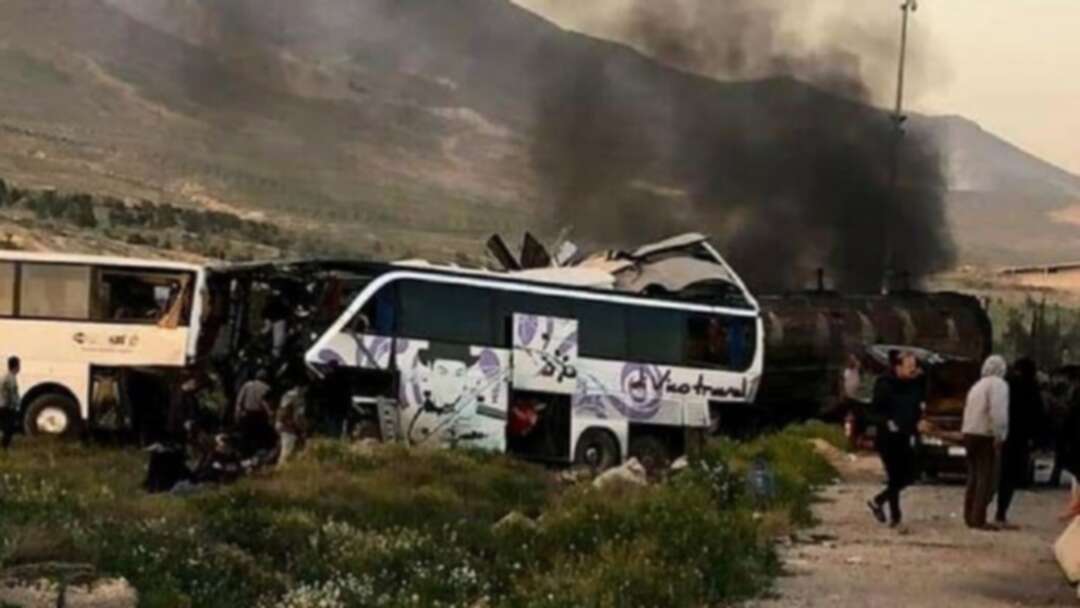 حادث مروري يودي بحياة 32 شخصاً على طريق حمص دمشق