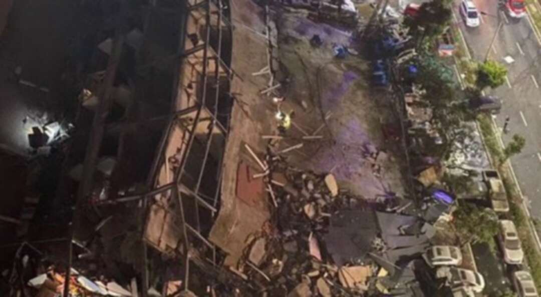 انهيار فندق صيني مخصص لحجر مصابي كورونا