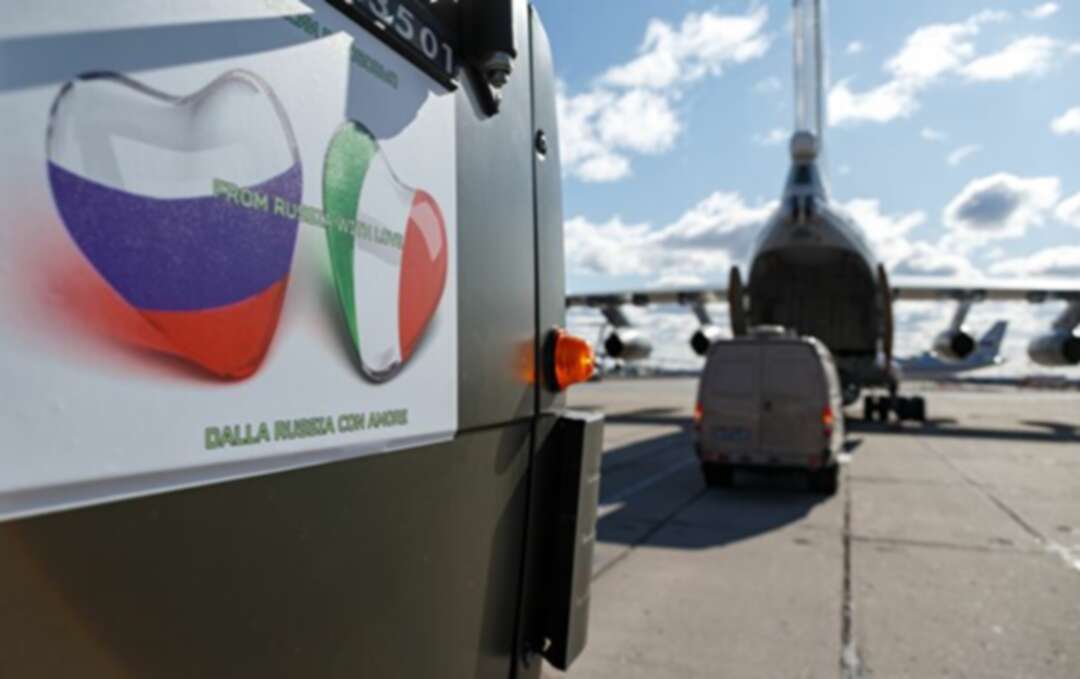 ثامن طائرة مساعدات روسية تحطّ في إيطاليا