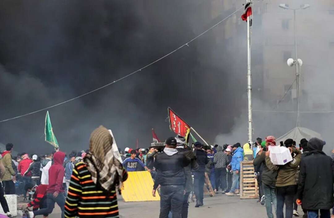 احتجاجات وكسر الحظر في الناصرية.. وقوات التحالف تنسحب من قاعدة الحبانية